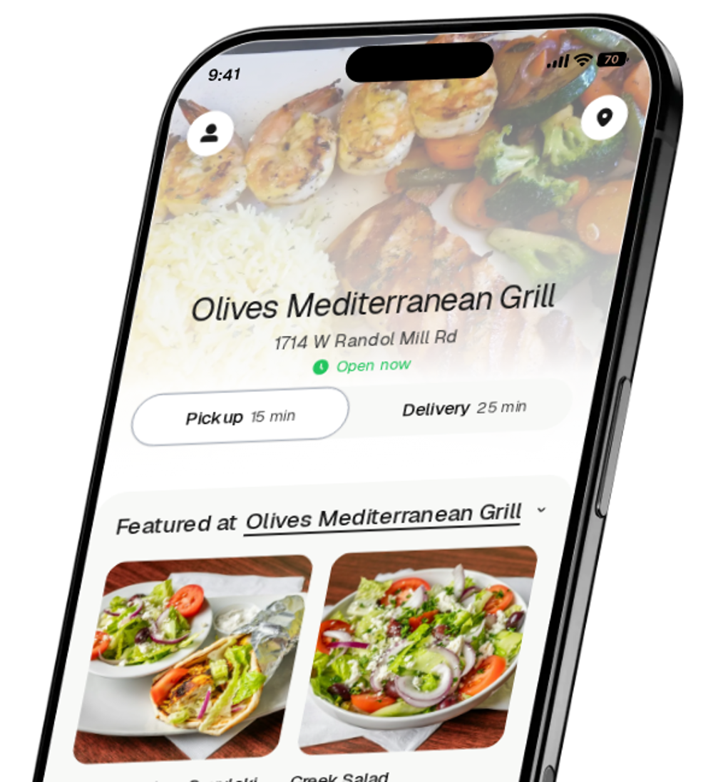 Olives Mediterranean Grill app preview
