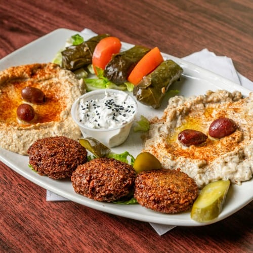 Mezza Plate (3 serving).